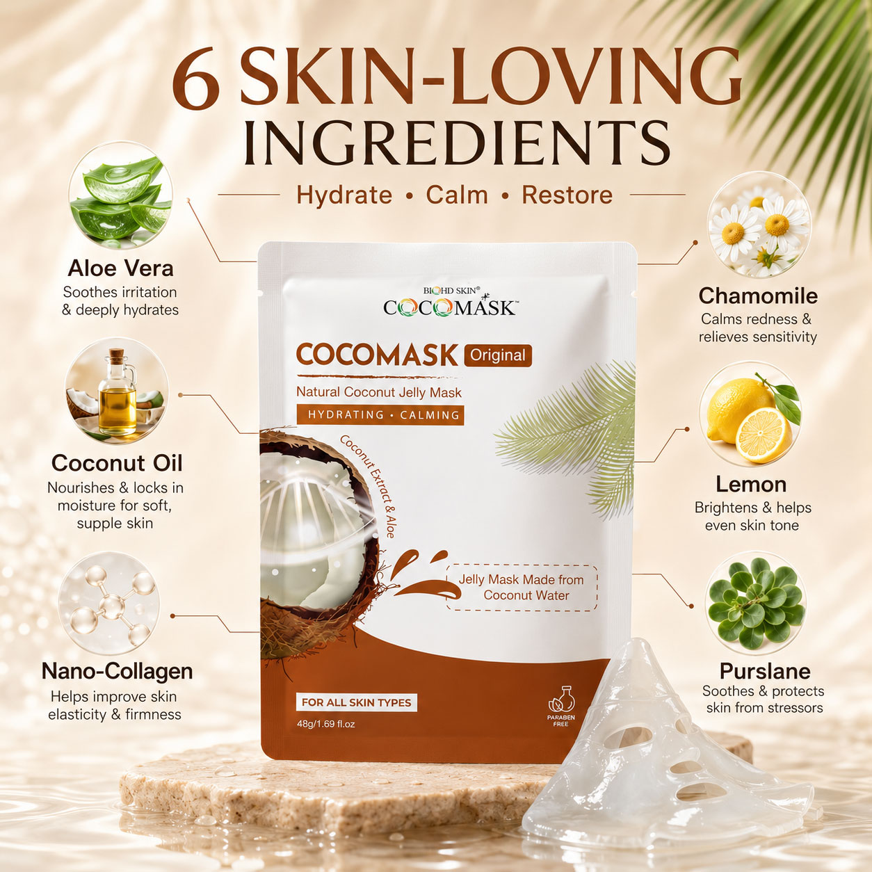 BIOHD-SKIN-CocoMask-Original-Natural-Coconut-Jelly-Facial-Sheet-Mask-Anais-Model-ADS