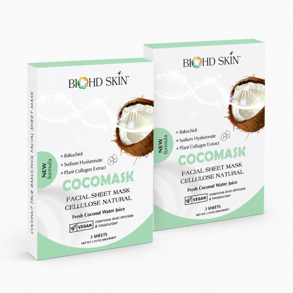 CocoMask Premium — Specialized Soothing Treatment Facial Sheet Mask (Set 2 Boxes)